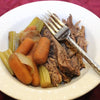 Beef Pot Roast with Carrots, Onions, and Celery (Stove, Slow Cooker, or Pressure Cooker)*  -  Beef