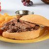 Hot Roast Beef "Au Jus" Sandwiches with Le Bus Rolls (Slow Cooker or Pressure Cooker)*  -  Beef