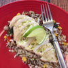 Lime Zested Chicken with Red Quinoa Pilaf  -  Chicken
