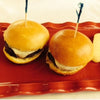 Mini Cheeseburger Sliders with Le Bus Rolls & Fries  -  Beef
