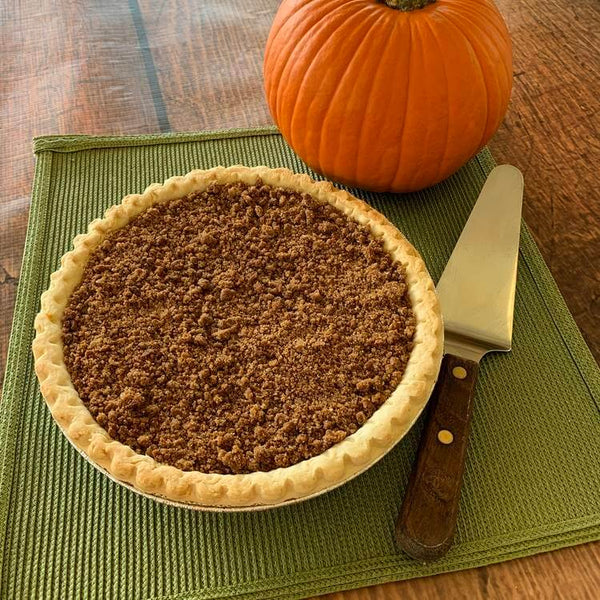 Pumpkin Pie with Gingersnap Streusel Topping, 9