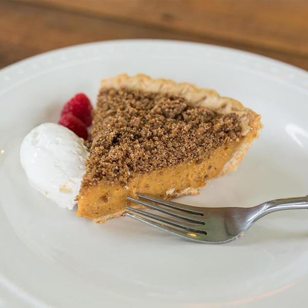 Pumpkin Pie with Gingersnap Streusel Topping, 9