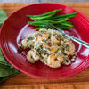 Shrimp in Beer Butter Herb Sauce over Brown Rice  -  Seafood