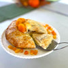 Baked Brie in Puff Pastry with Apricot Praline Topping*