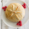 Baked Brie in Puff Pastry with Raspberry Praline Topping  -  Side