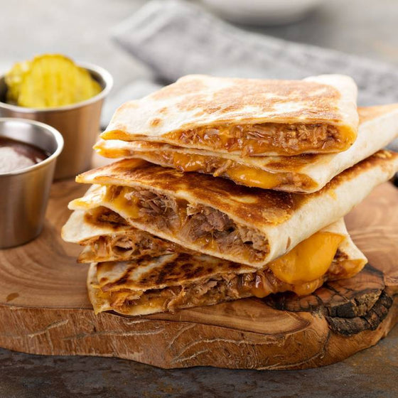 BBQ Chicken & Cheddar Quesadillas*  -  Chicken
