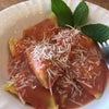 Blushing Spinach & Cheese Ravioli with Ciabatta Garlic Bread  -  Vegetarian