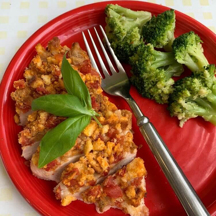 Bruschetta Chicken Bake
