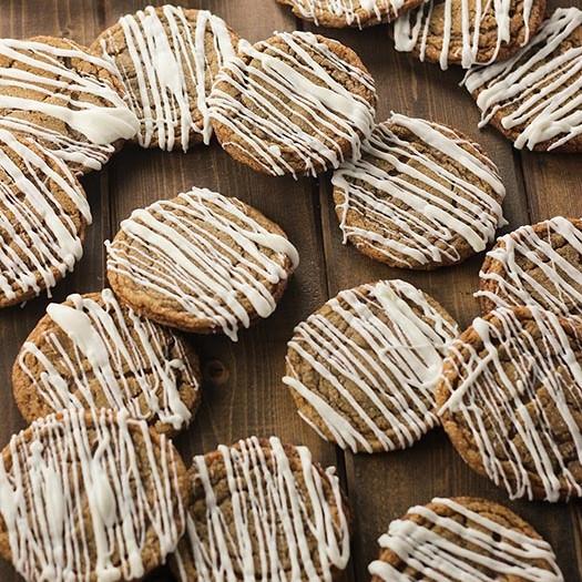 Chewy Gingersnaps with Lemon Drizzle: Ready-to-bake (3 dozen)  -  Dessert