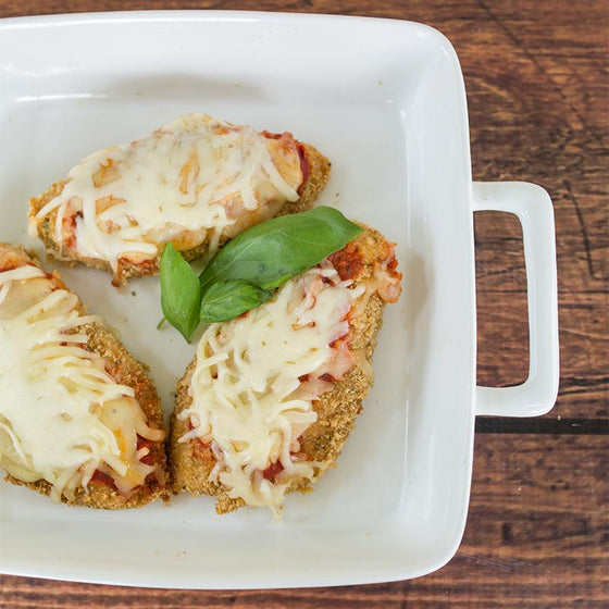 Chicken Parmesan Bake with Ciabatta Bread  -  Chicken