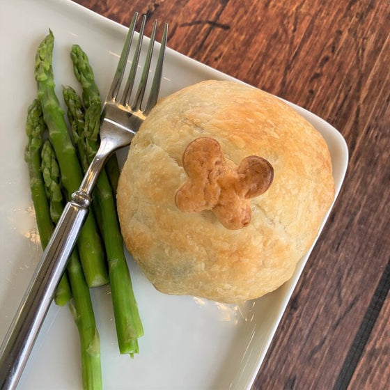 Chicken & Asparagus Wellingtons (Ham Optional for 4/18 & 4/19 only)*
