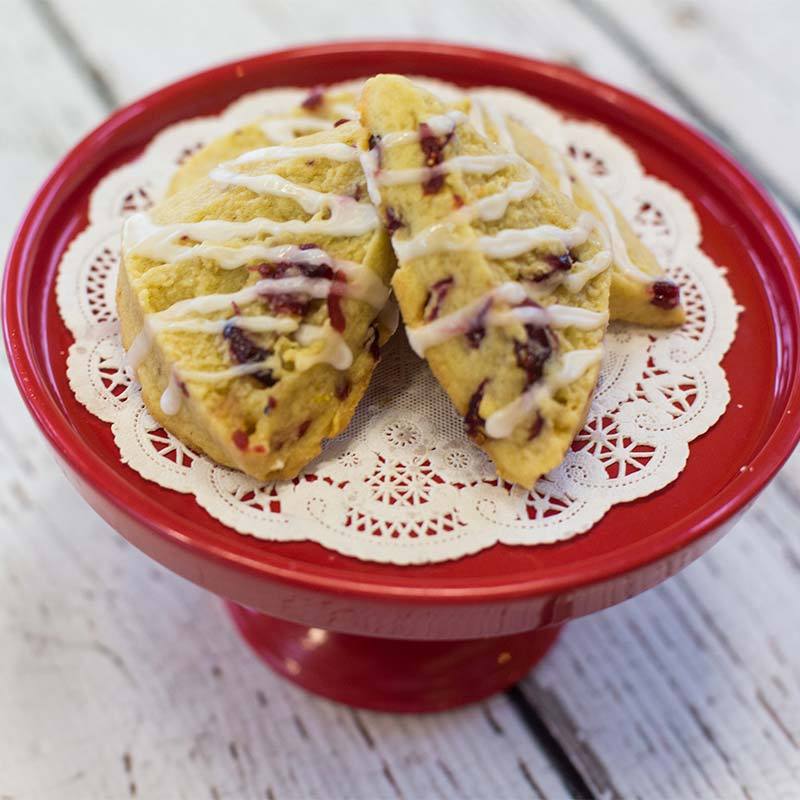 Cranberry & Orange Scone Dough  -  Dessert