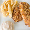 Crispy "French Fried" Onion Chicken Tenders with Special Sauce and Fries  -  Chicken