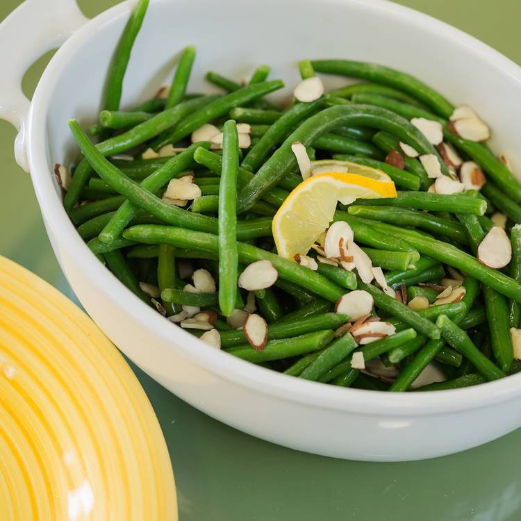 French Green Beans Almondine with Lemon Herb Butter  -  Side