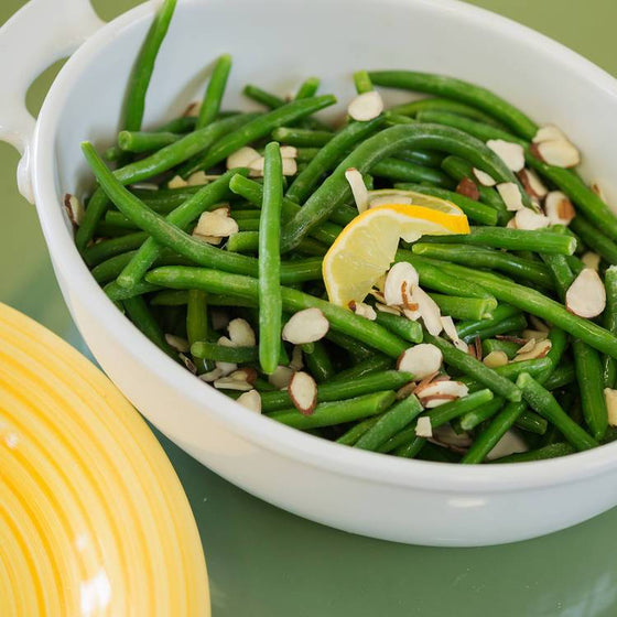French Green Beans Almondine with Lemon Herb Butter  -  Side