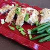Goat Cheese & Bacon Stuffed Chicken Breasts with French Green Beans  -  Chicken