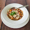 Italian Minestrone Vegetarian Stew with Ciabatta Bread (Stove, Slow Cooker, or Pressure Cooker)  -  Vegetarian