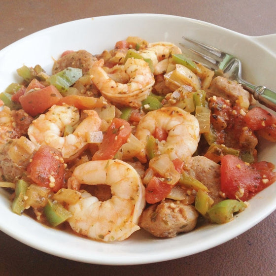 Jambalaya Bake  -  Seafood