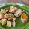 Maple Glazed Pork Tenderloin with Roasted Rosemary Potatoes  -  Pork