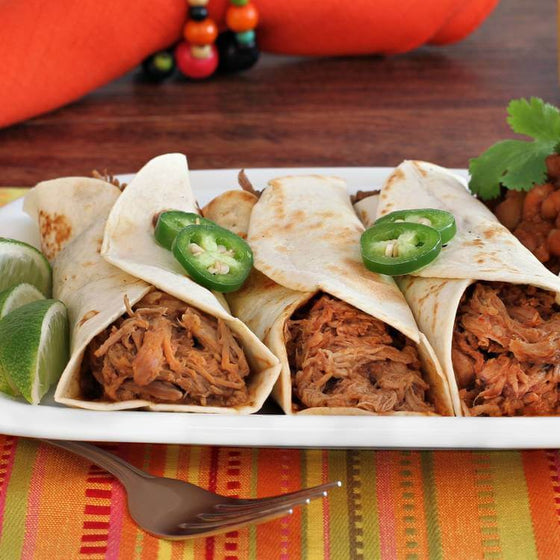 Mexican Shredded Pork (Carnitas) for Wraps (Slow Cooker or Pressure Cooker)  -  Pork