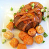 Mini Honey Mustard Turkey Meatloaves with Sweet Potato Puffs*  -  Turkey