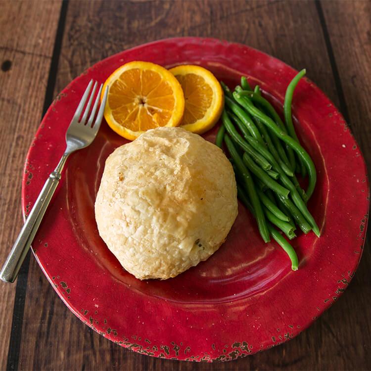 Package #3: Chicken & Mushroom Wellington Complete Dinner with Chocolate Strawberries for 2  -  Chicken