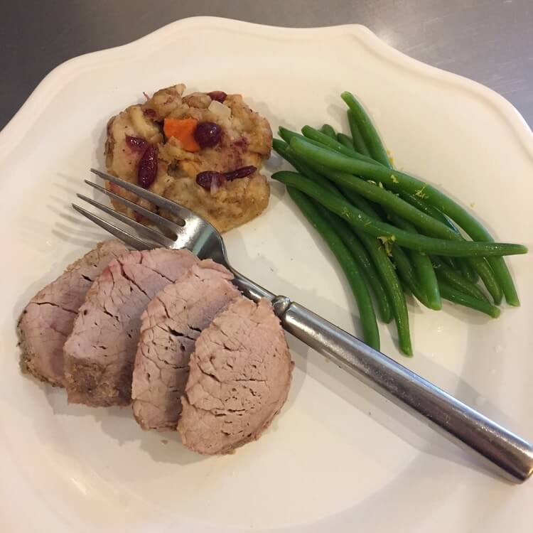 Pork Tenderloin with Stuffing  -  Pork