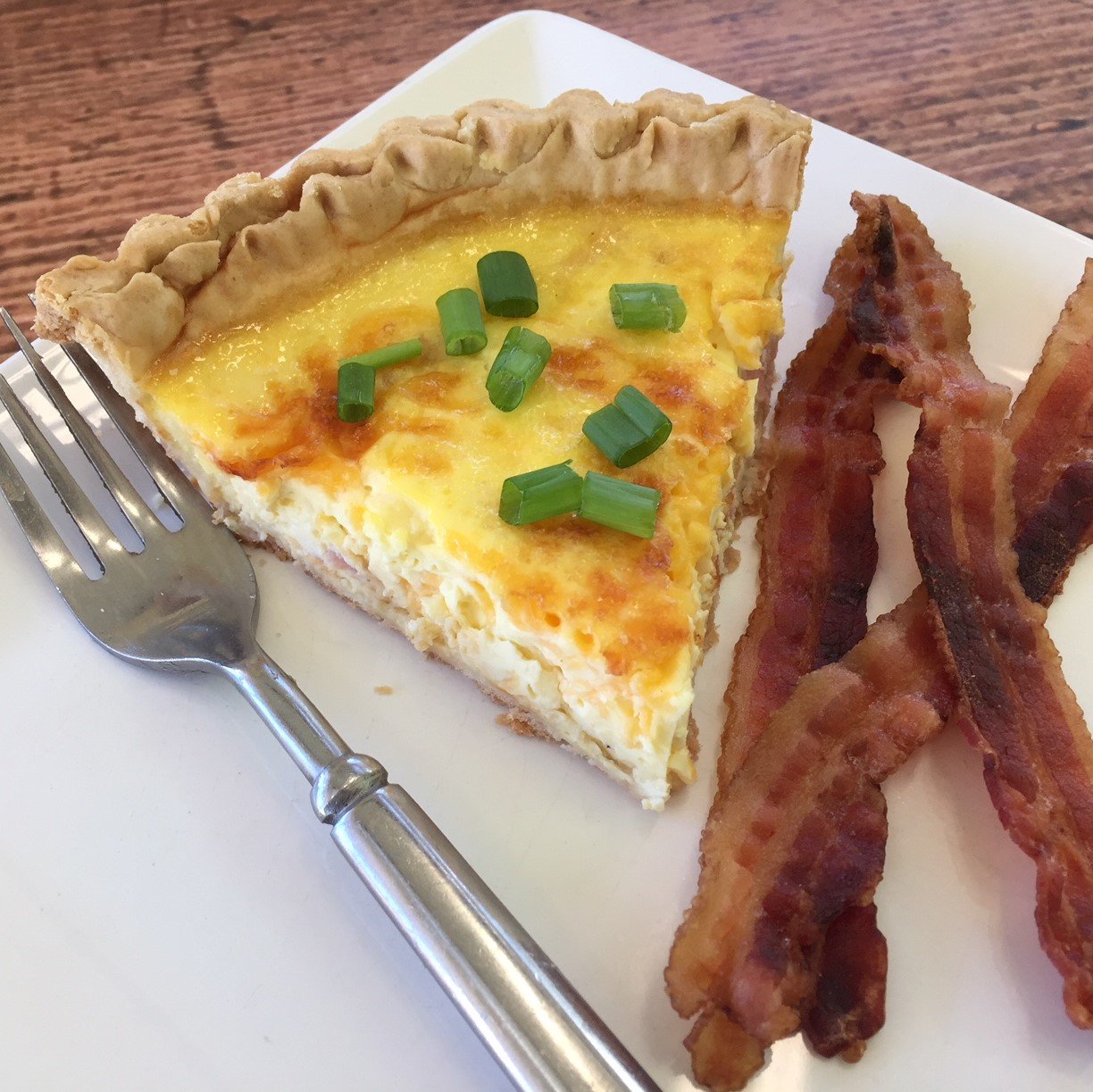 Quiche:  Ham & Cheese*  -  Breakfast