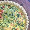 Quiche: Spinach, Tomato and Cheese*  -  Breakfast