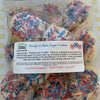 Red, White & Blue Sprinkle Sugar Cookies (dozen, ready-to-bake)