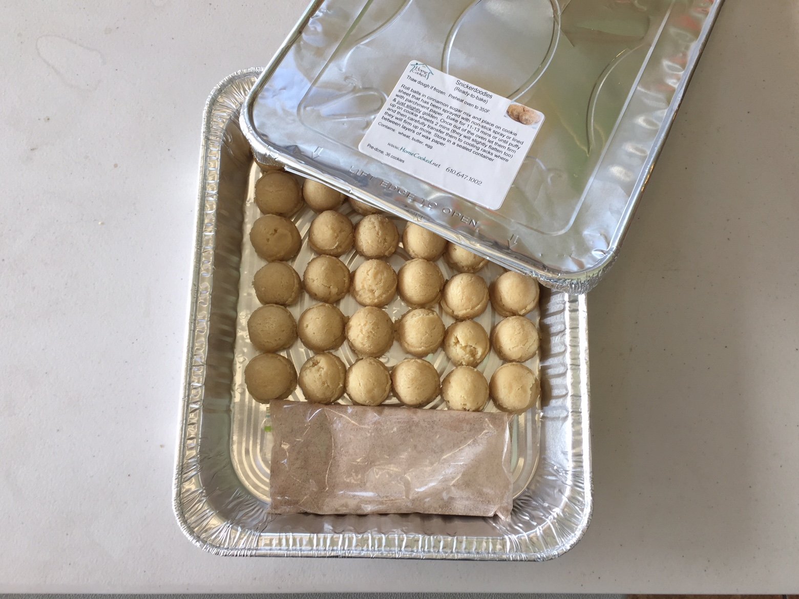 Snickerdoodles: Ready to bake  (3 dozen)*  -  Dessert