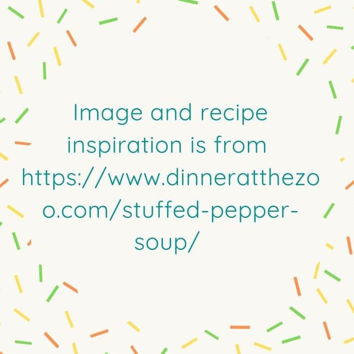 Stuffed Pepper Stew (low-carb option!)*  -  Beef