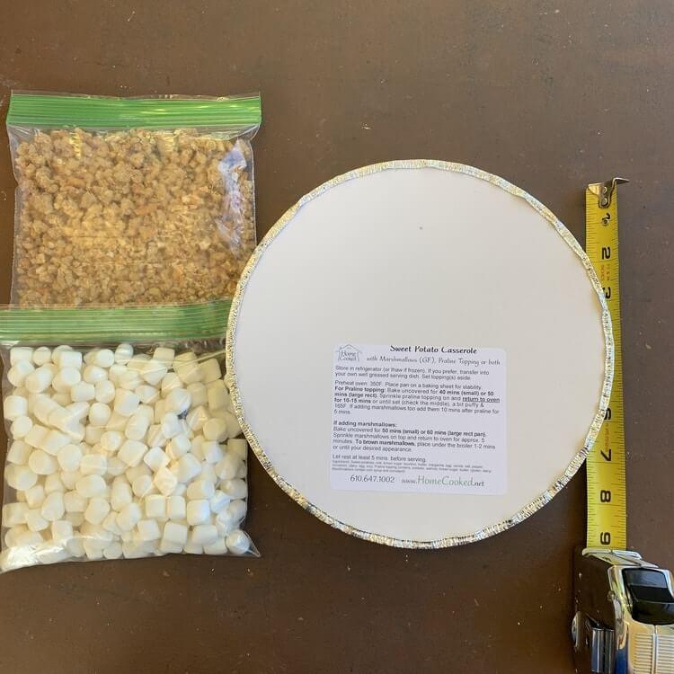 Sweet Potato Casserole with Praline or Marshmallow Topping  -  Side