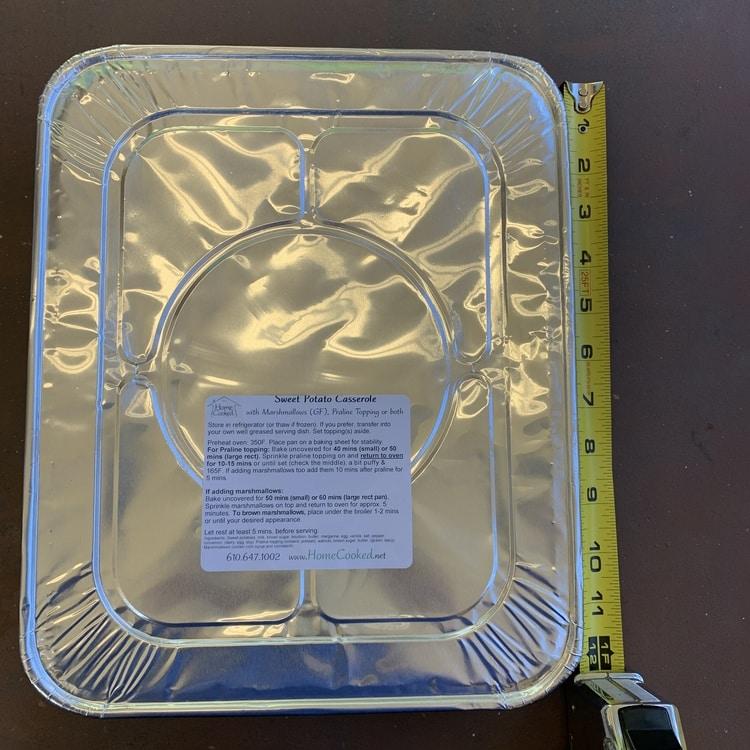 Sweet Potato Casserole with Praline or Marshmallow Topping*  -  Side